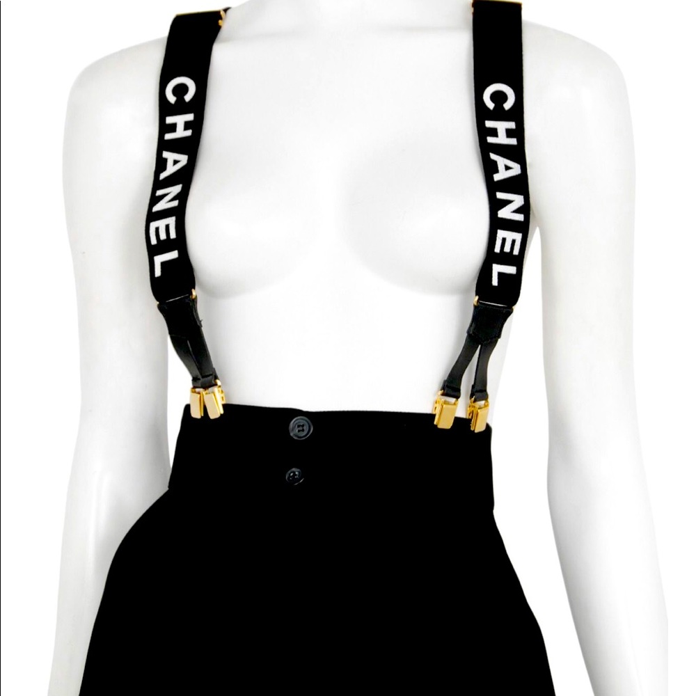 Chanel suspenders